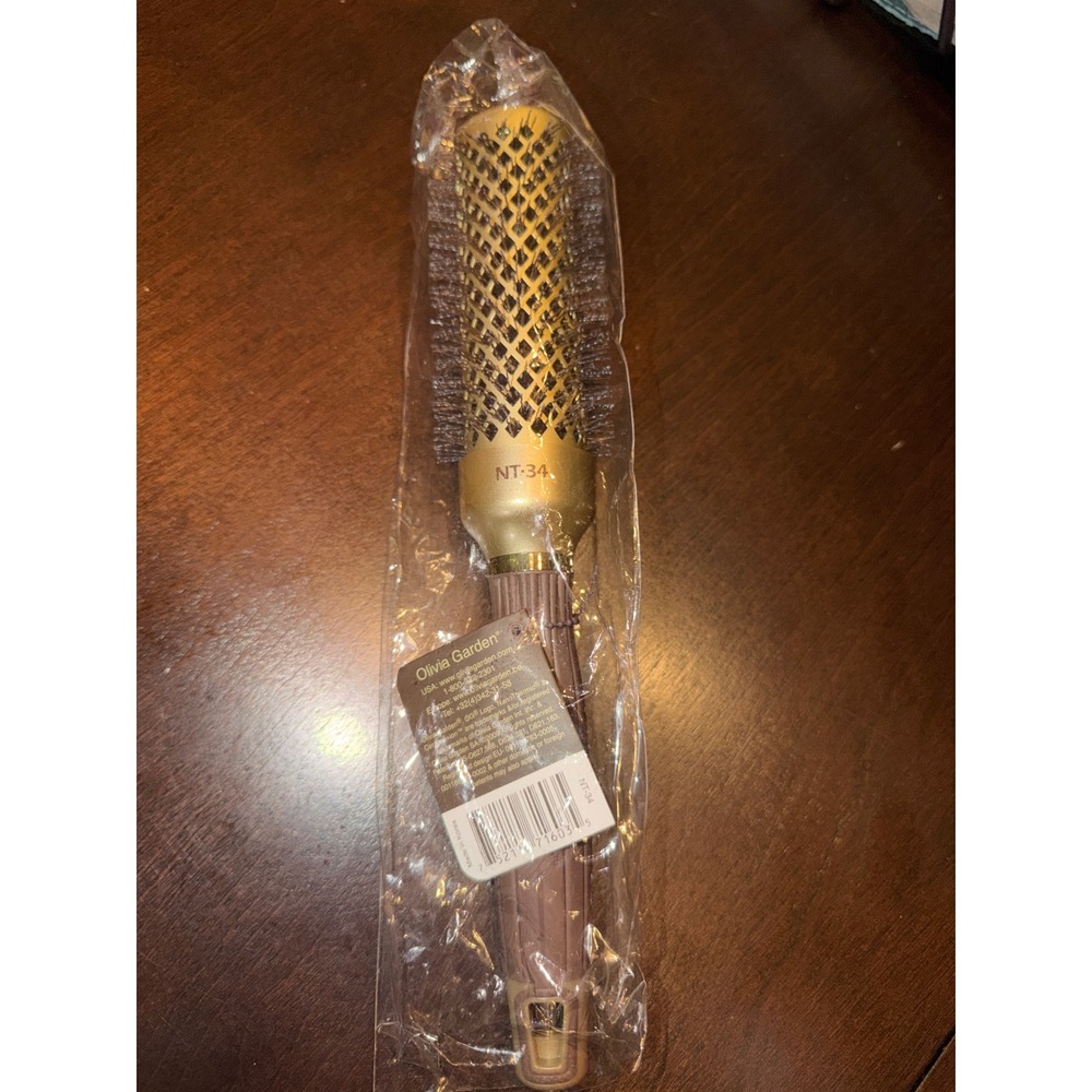 Olivia Garden Hair Brush NT-34 NanoThermic Ceramic Ion Thermal Vented Hair care